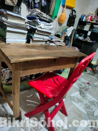 Table and chair